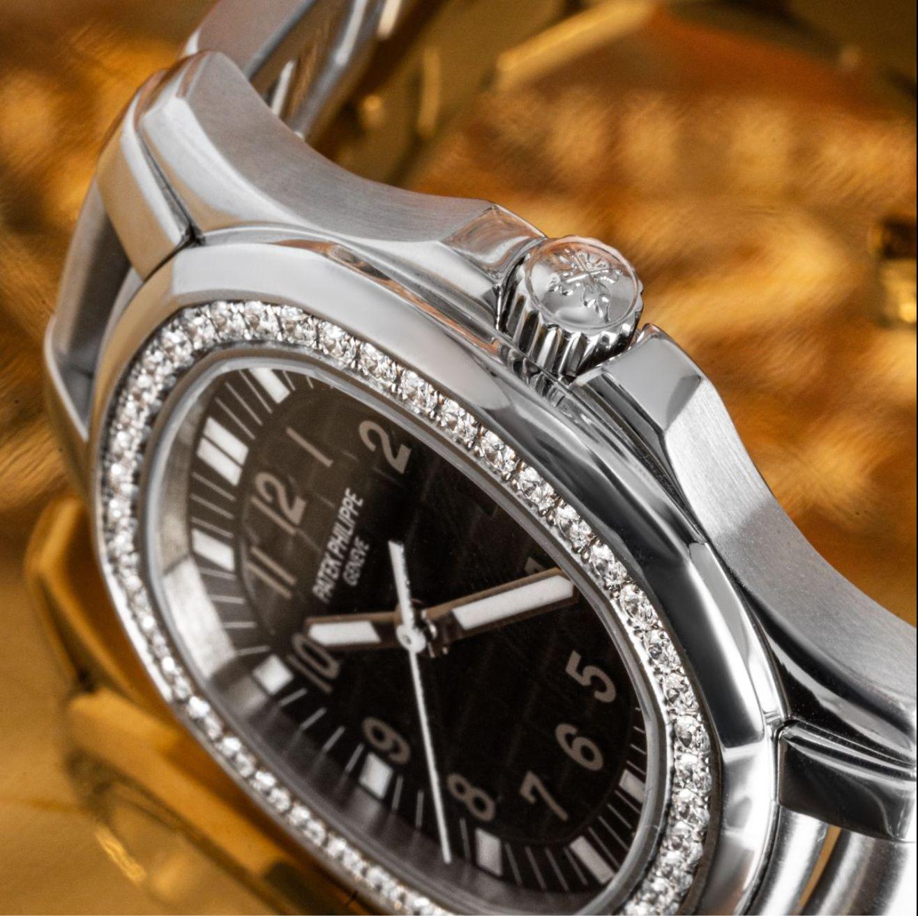 patek aquanaut diamond bezel