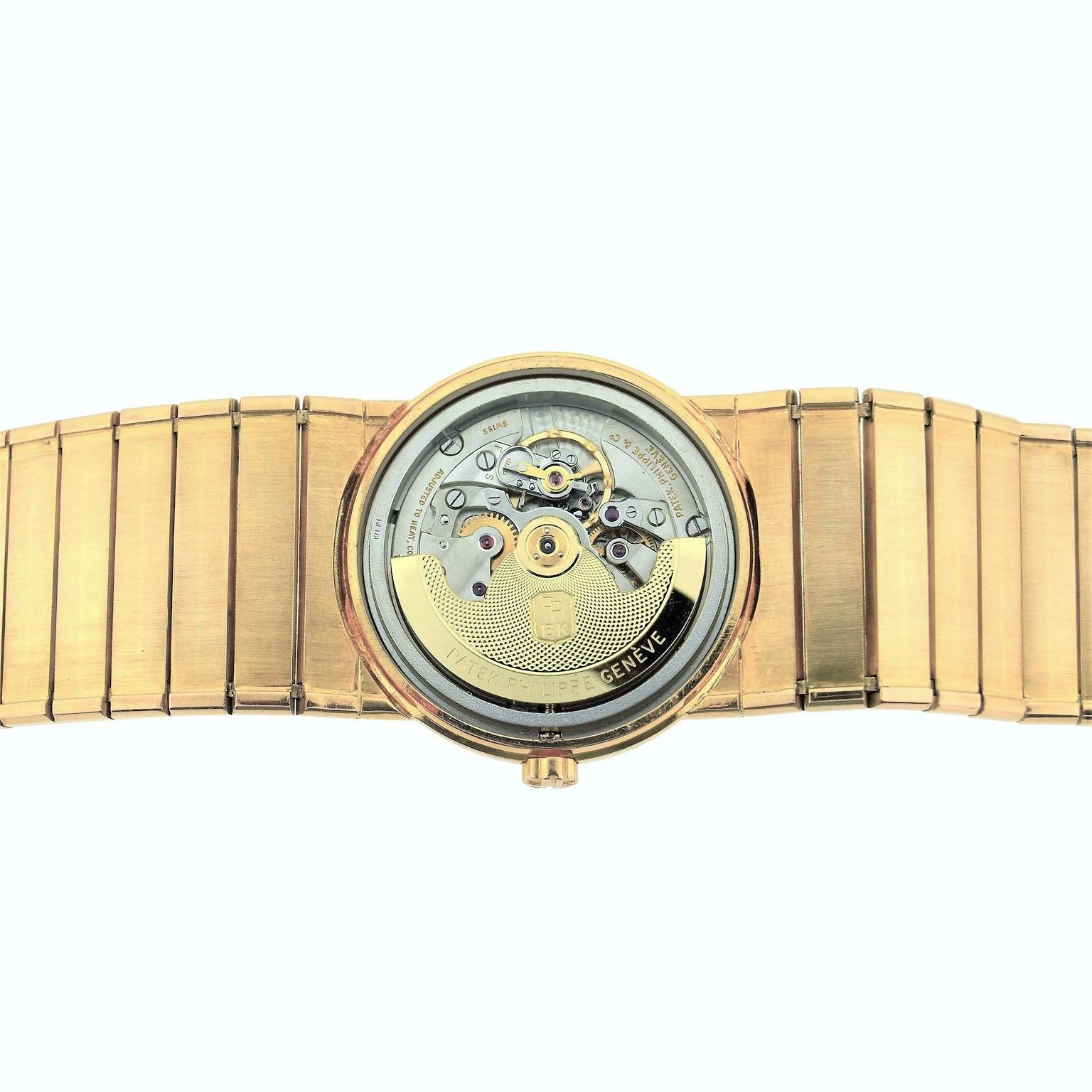 Patek Rose Gold Automatic Watch Ref 2584, circa 1956 In Excellent Condition For Sale In Long Beach, CA