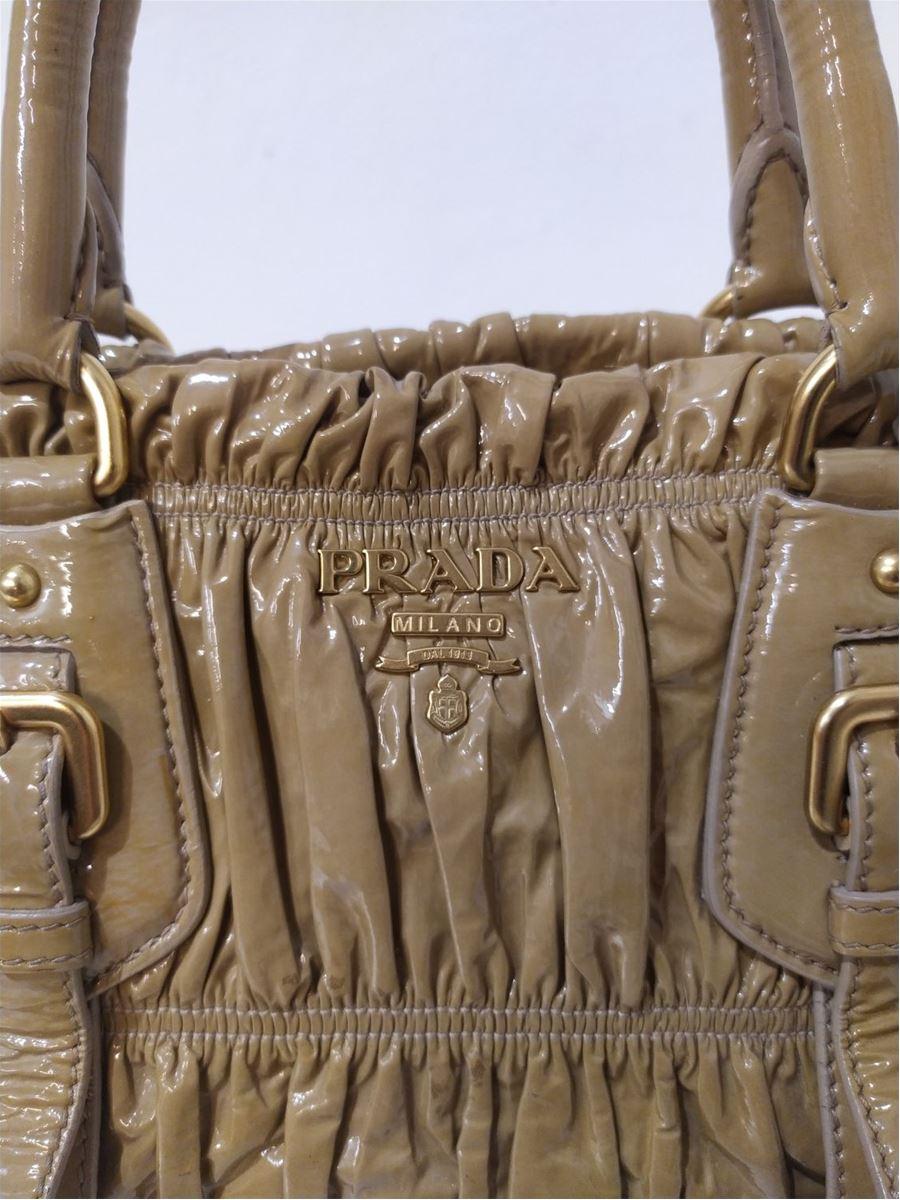 prada patent leather purse