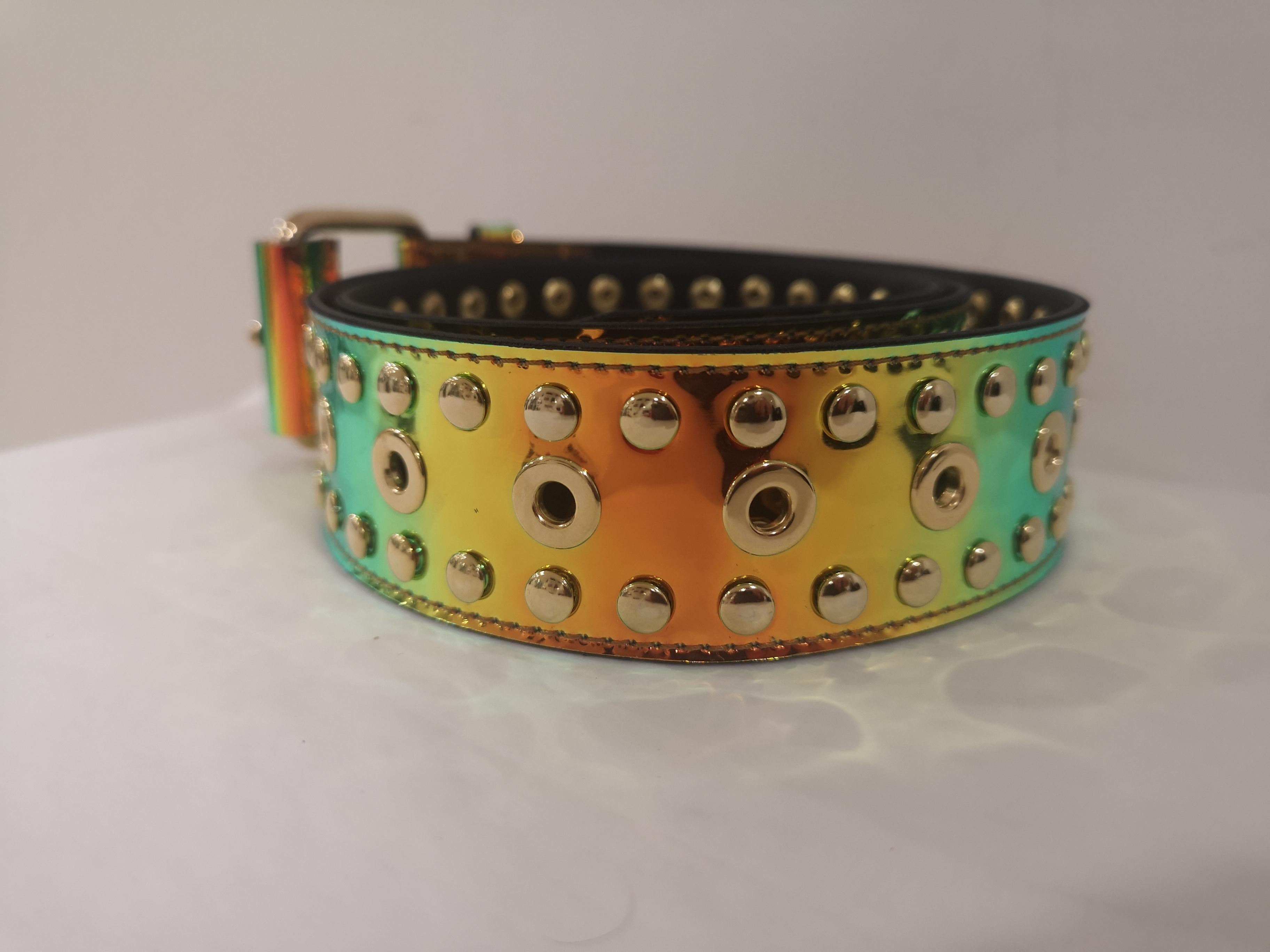 Patent Leather handmade belt 1