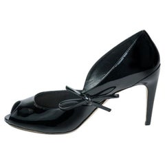 Dior Patent leather open toe size 37 1/2