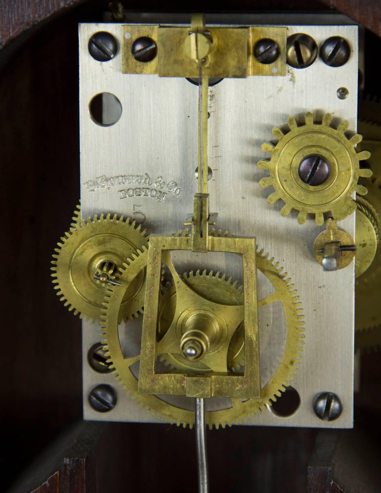 Patent Timepiece Banjo Clock, Providence, RI by Walter H. Durfee, circa