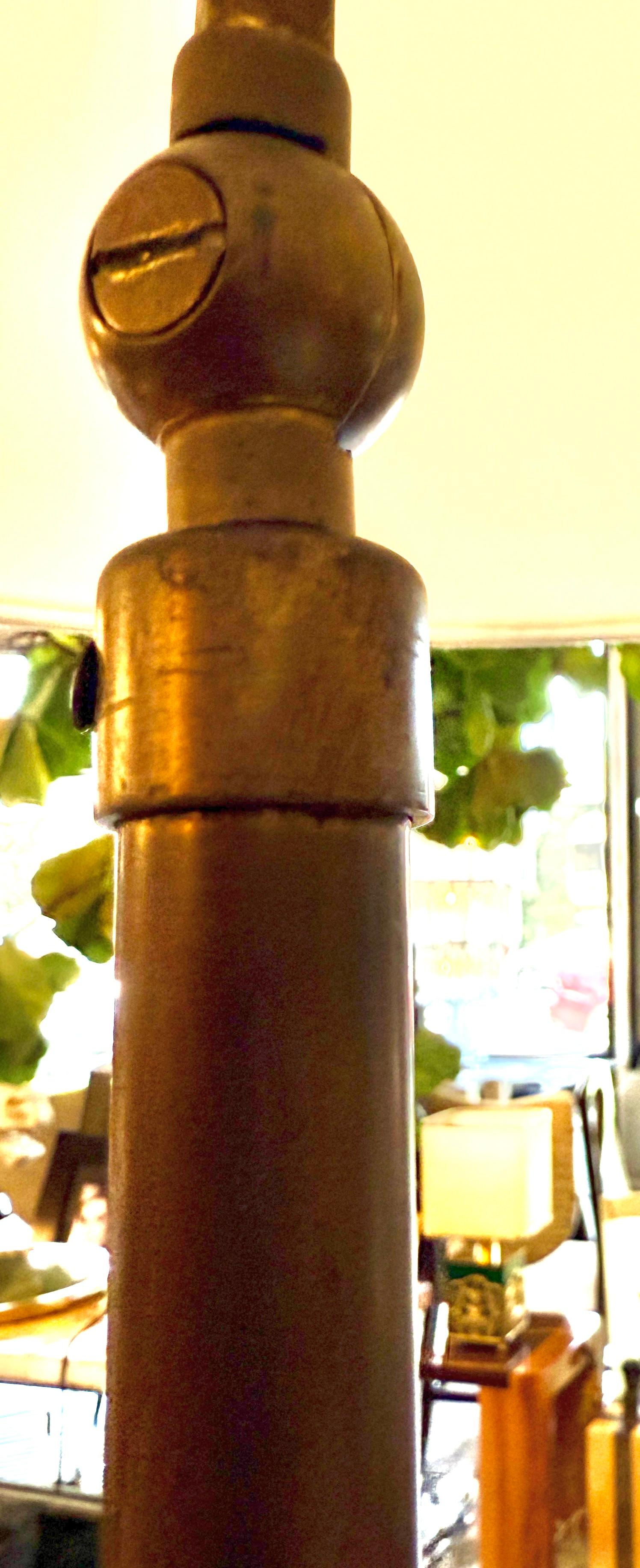 Patented Adjustable Brass Floor Lamp by Angelo Lelli for Arredoluce, Italy, 1950 For Sale 13