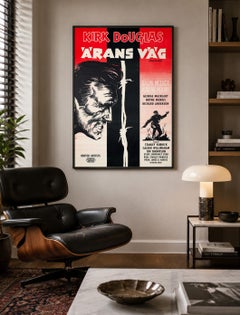 Paths of Glory 1957 Swedish Film Poster, Gösta Åberg
