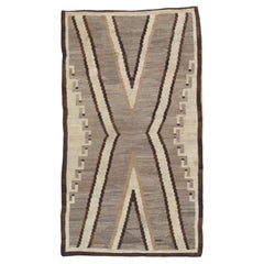 Paths of the Sacred Mountains Late 19th-Century Navajo Transitional Handmade Rug