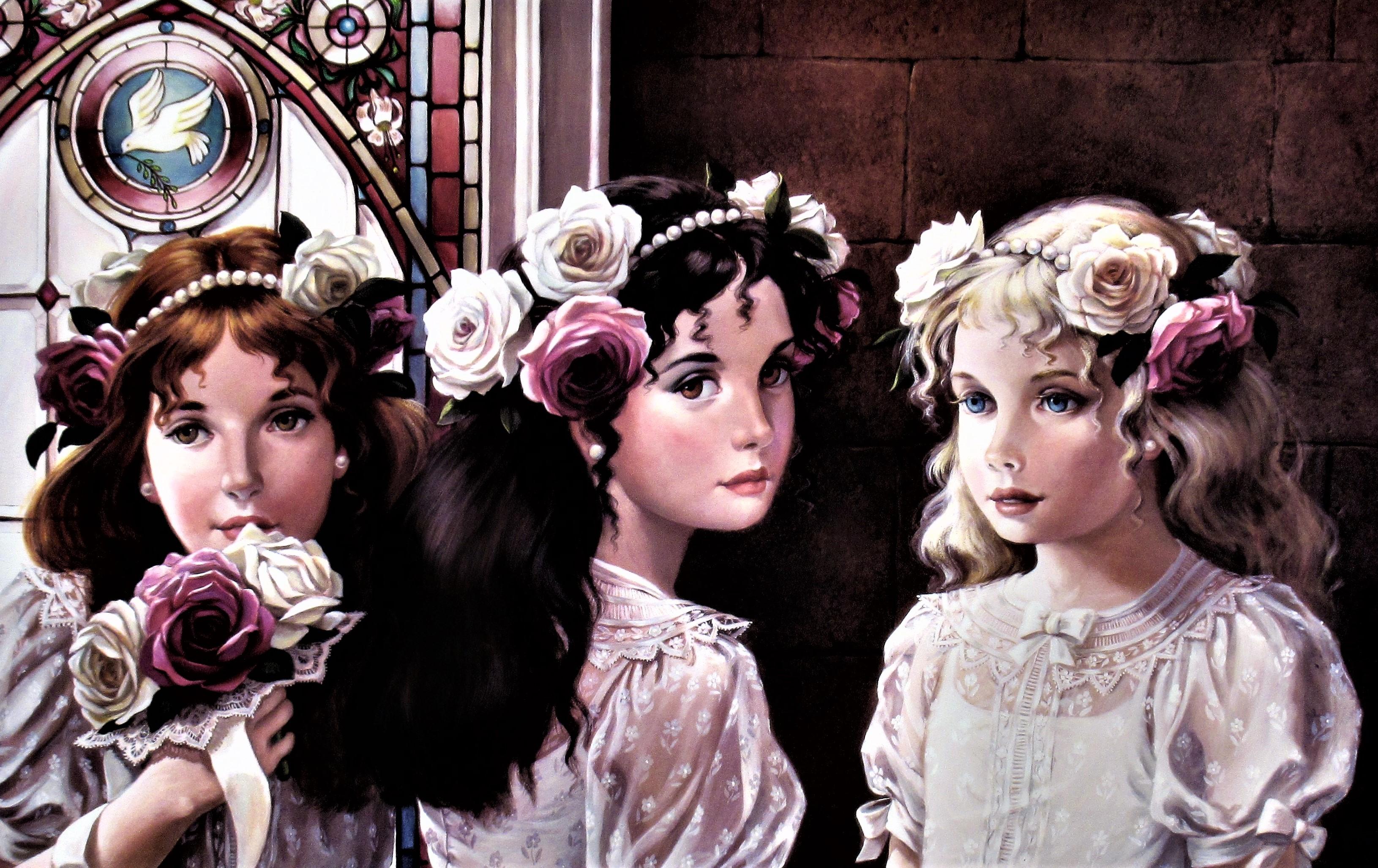 Damas de honor - Print Romántico de Pati Bannister