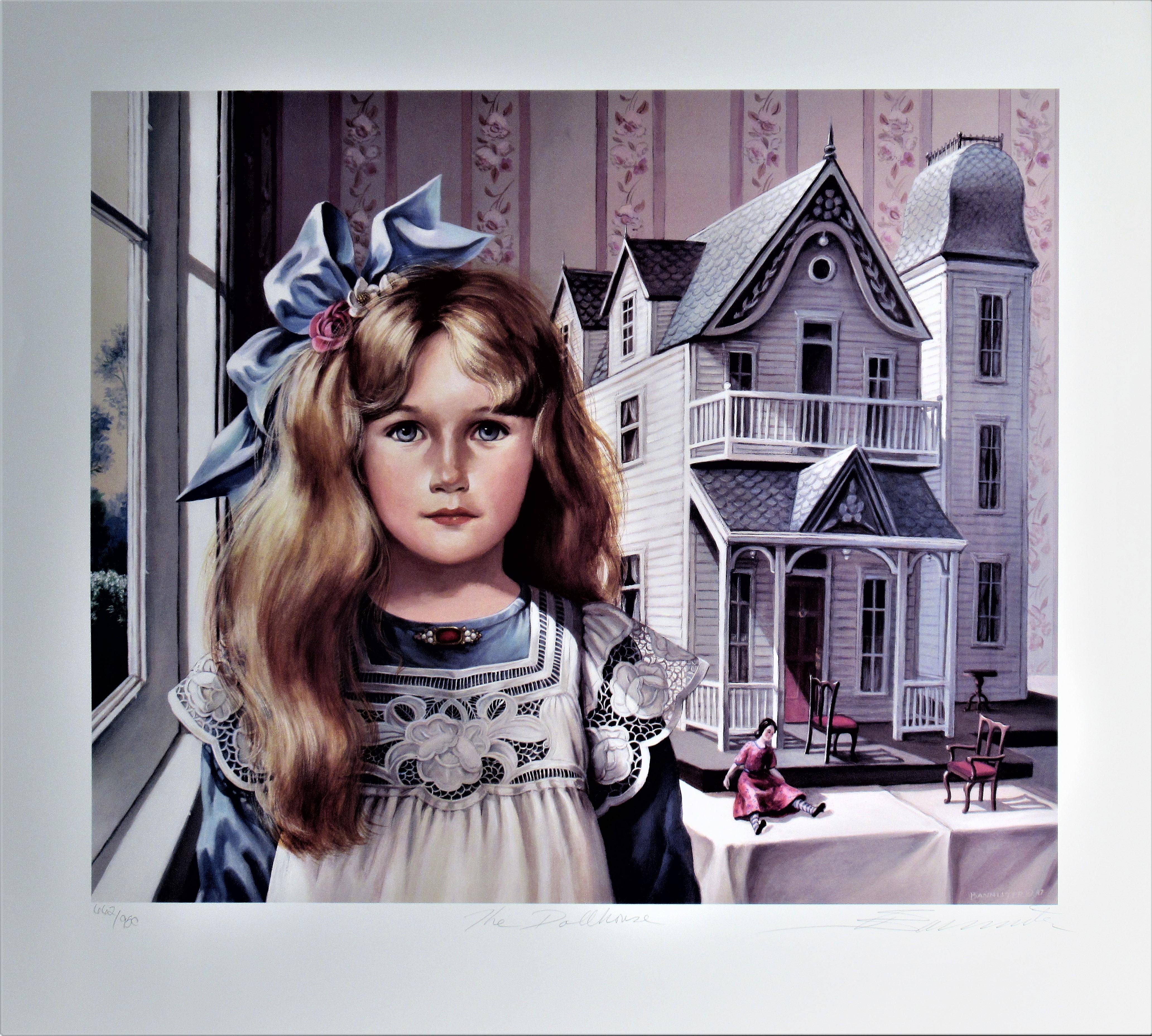 Das Puppenhaus von Dollhouse – Print von Pati Bannister