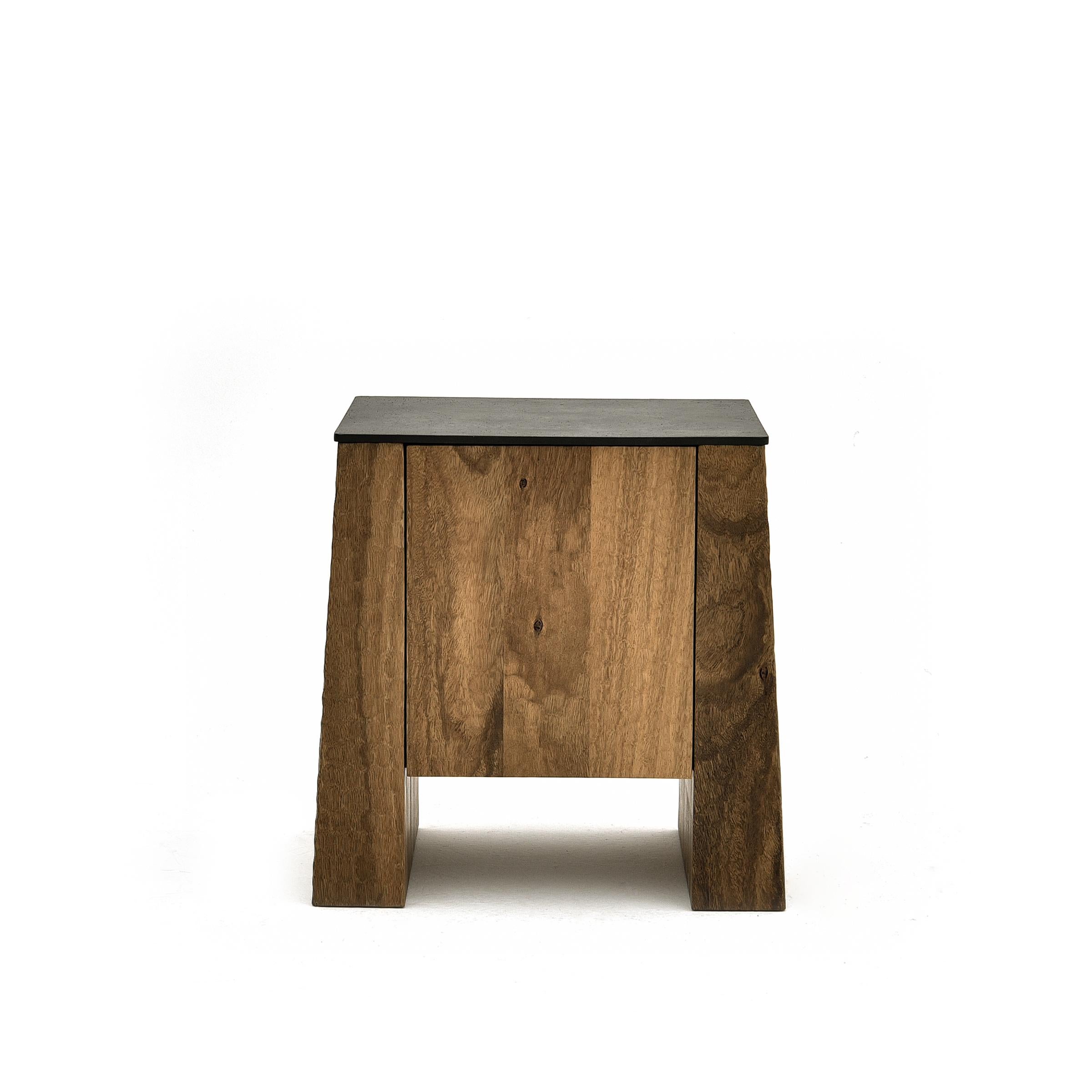 Chinese Patina Bedside Table by DAaZ For Sale