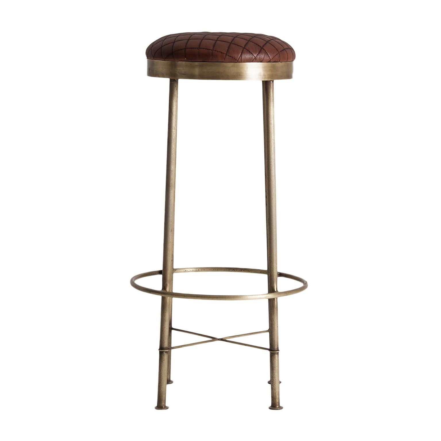 gold leather bar stool quotes