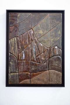 Murale in ceramica “Patina I” di Audrey Vo Van
