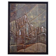 Murale in ceramica “Patina I” di Audrey Vo Van