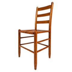 Patinaed Armchair in Solid Oak in the Manner of Arthur Umanoff, USA, c. 1960s