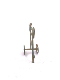 Patinierte etruskische Pferde- und Wagenskulptur im Stil von Frederick Weinberg