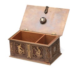 Humidificador Patinado y Dorado Parcelado, Oscar Bach, (Francés/Americano)