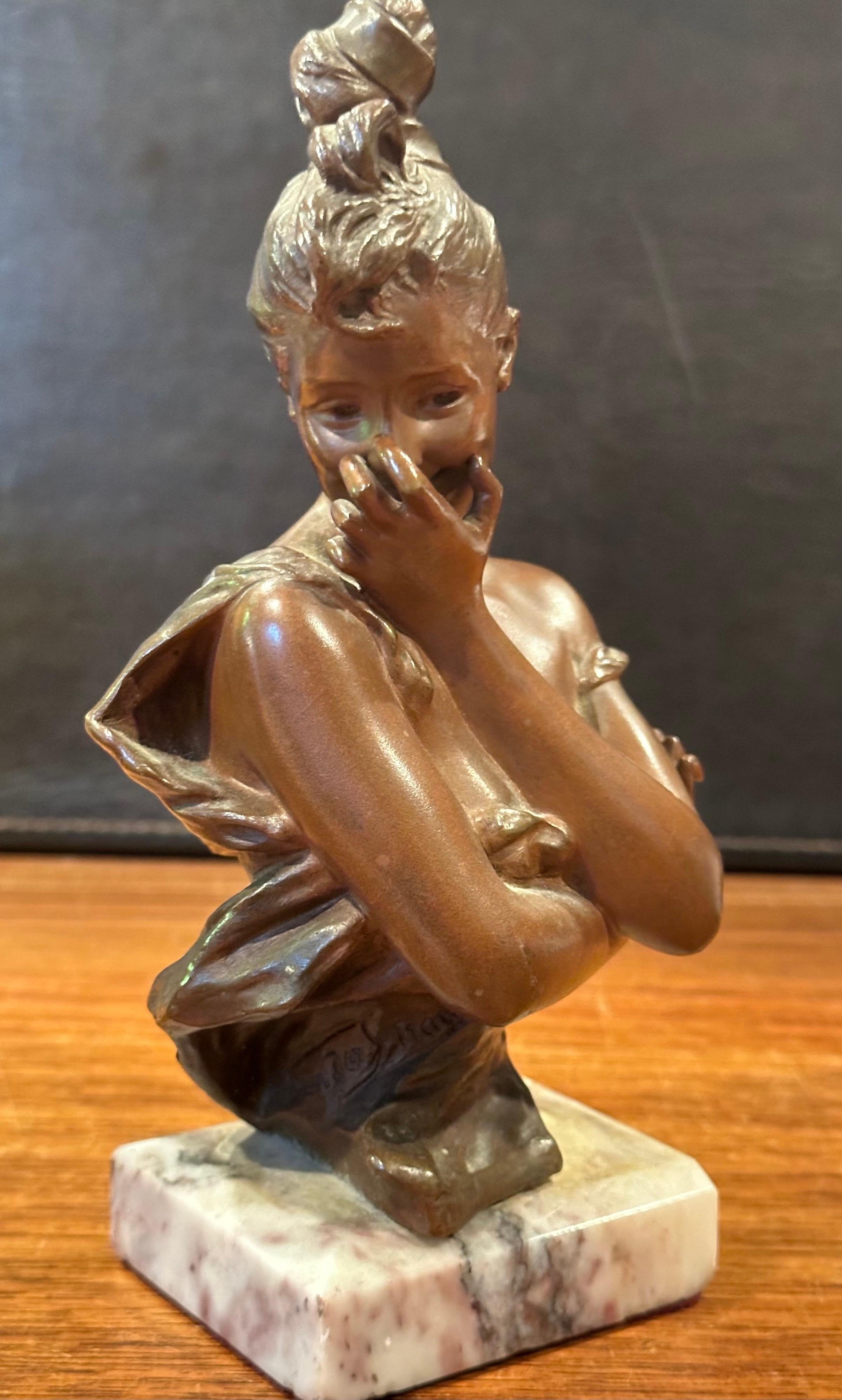 Patinated Antique Art Nouveau 