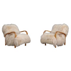 Lounge-Sessel aus Holz