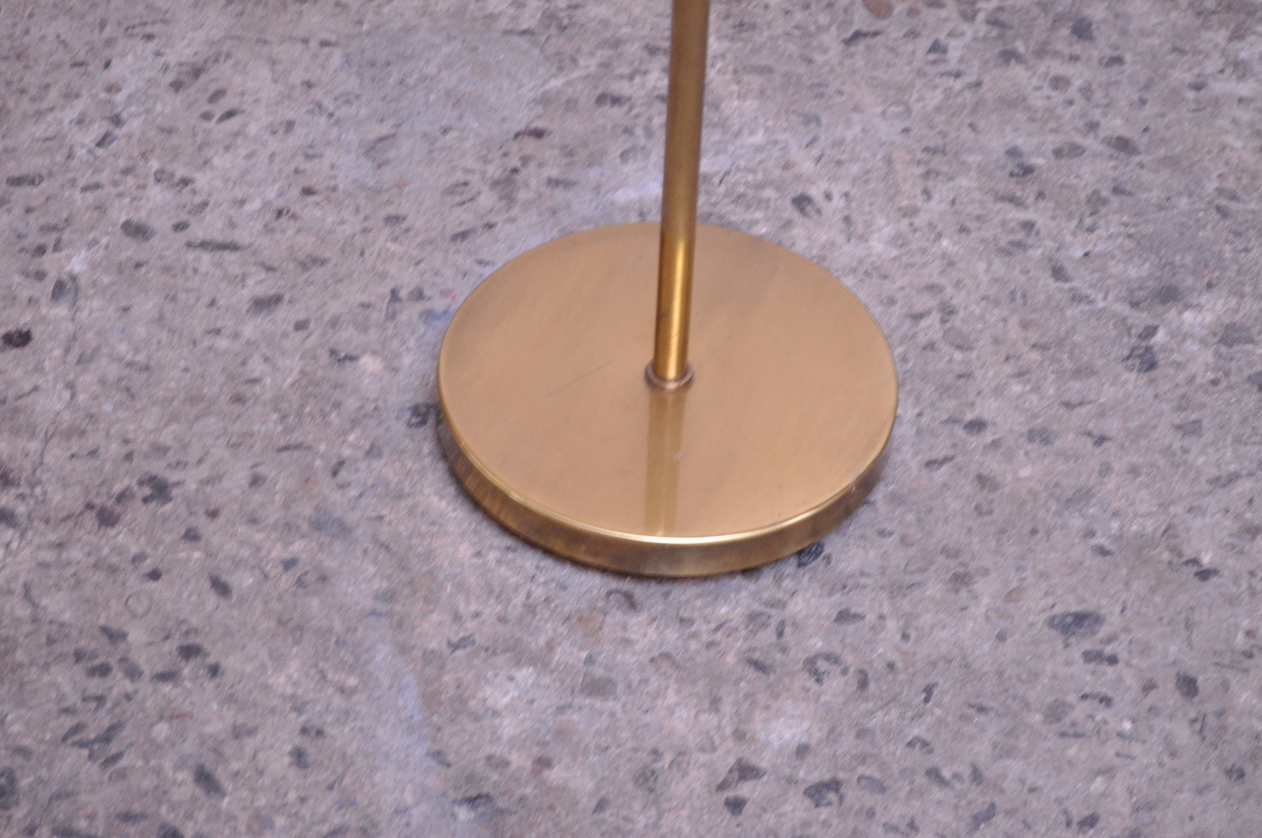Patinated Brass Adjustable Floor Lamp by Chapman 11