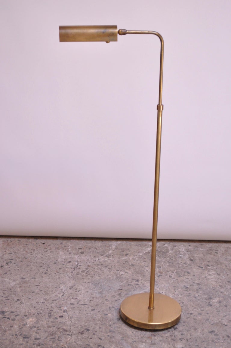 Patinated Brass Adjustable Floor Lamp by Chapman at 1stDibs | chapman ...