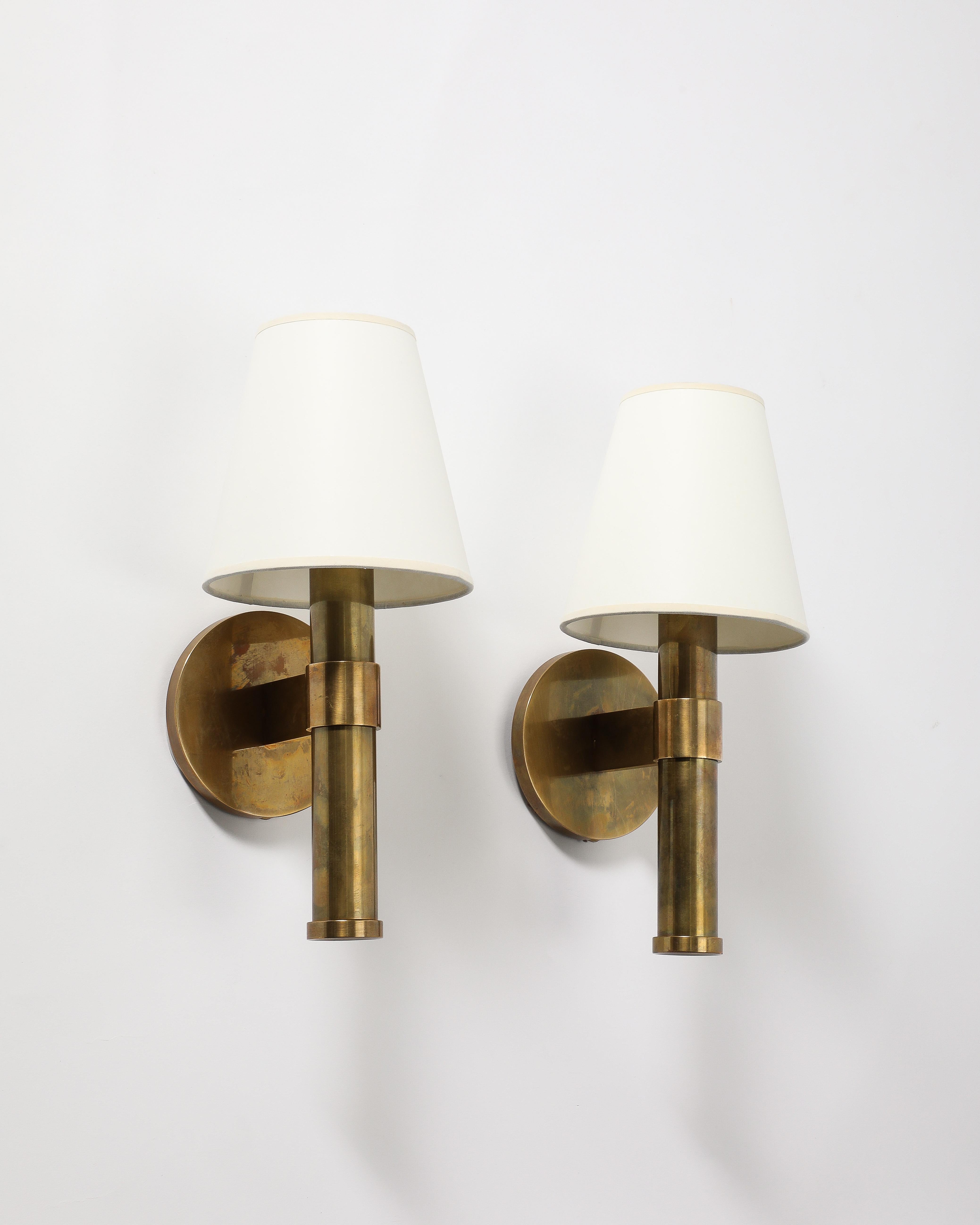 Priced Individually. Lead time is 6-8 weeks.

Patinates beautifully with time. Can be made in nickel, patinated brass, and lacquered brass.