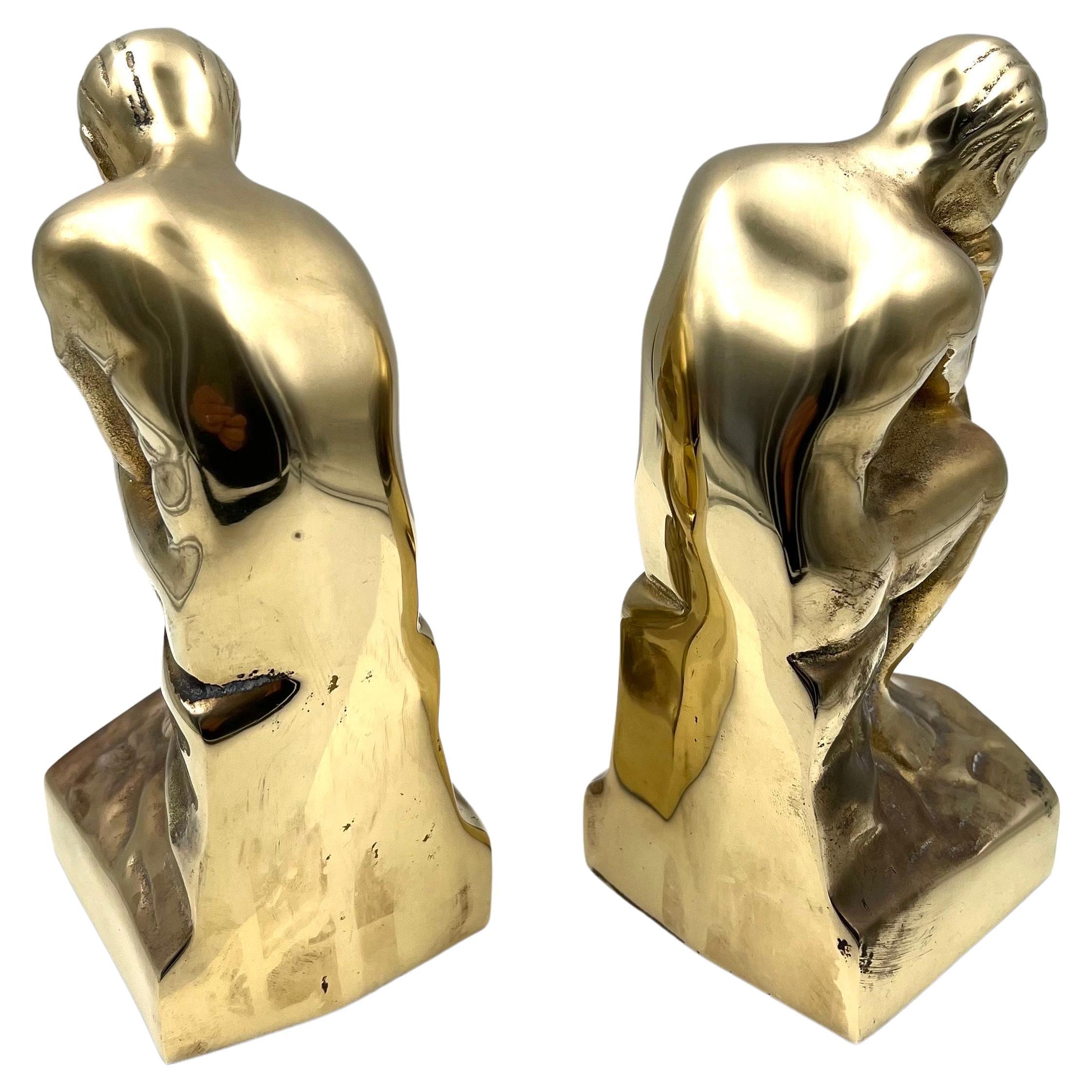 pm craftsman brass bookends