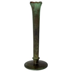 Patinated Bronze 1930s Vase from GAB