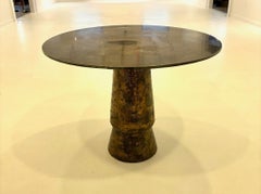 Patinated Bronze Center Table by SW Studios