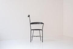 Chaise sculptée à la manière de Diego Giacometti, Italie, années 1980