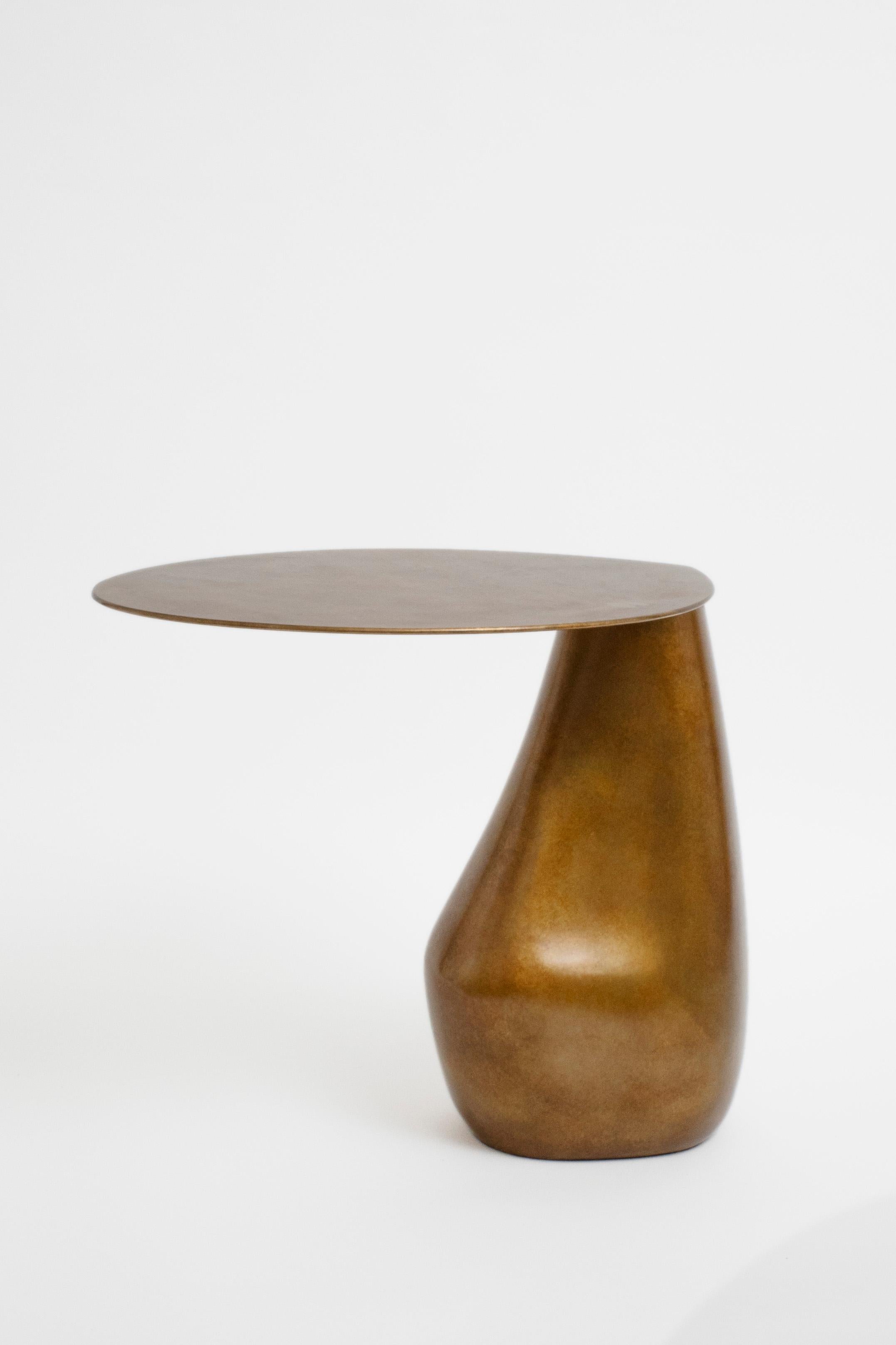 Modern Patinated Bronze Dionis Side Table by Konekt Furniture