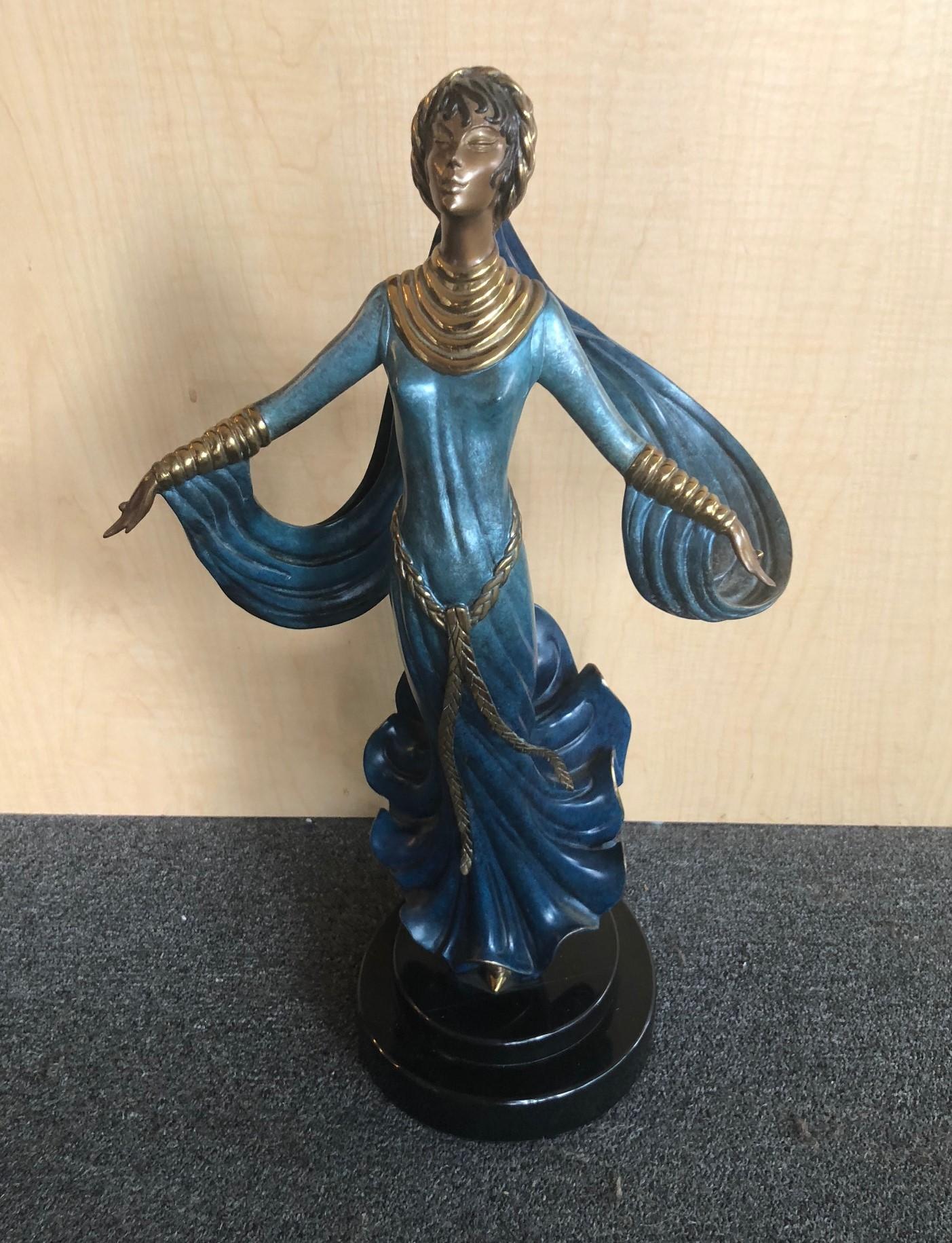 Art Deco Patinated Bronze 