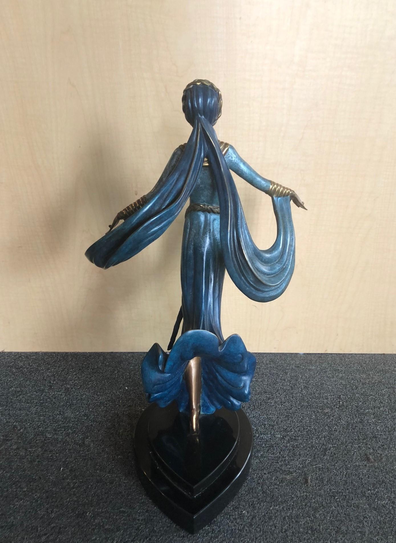 Painted Patinated Bronze 