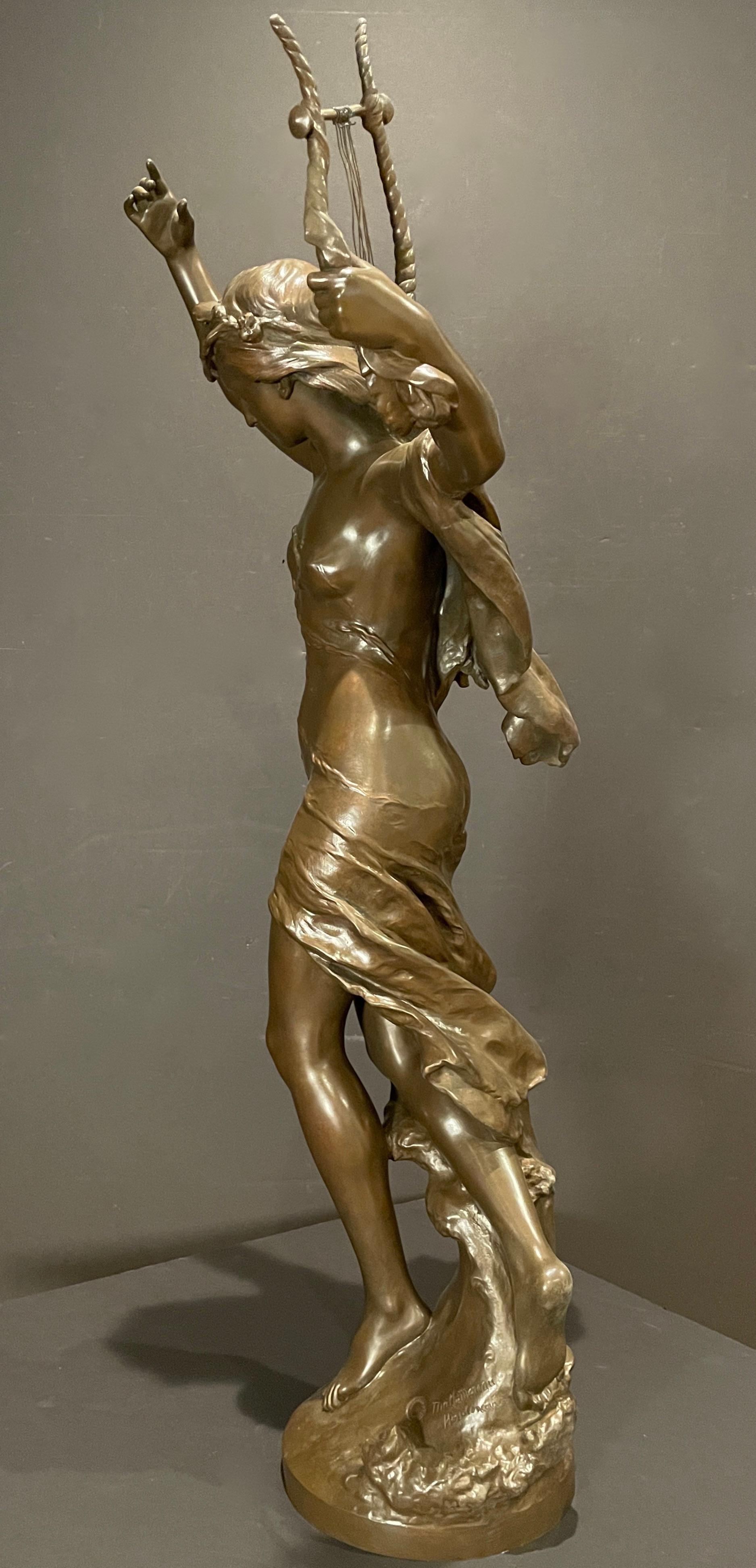 Belle Époque Bronze Figure of 