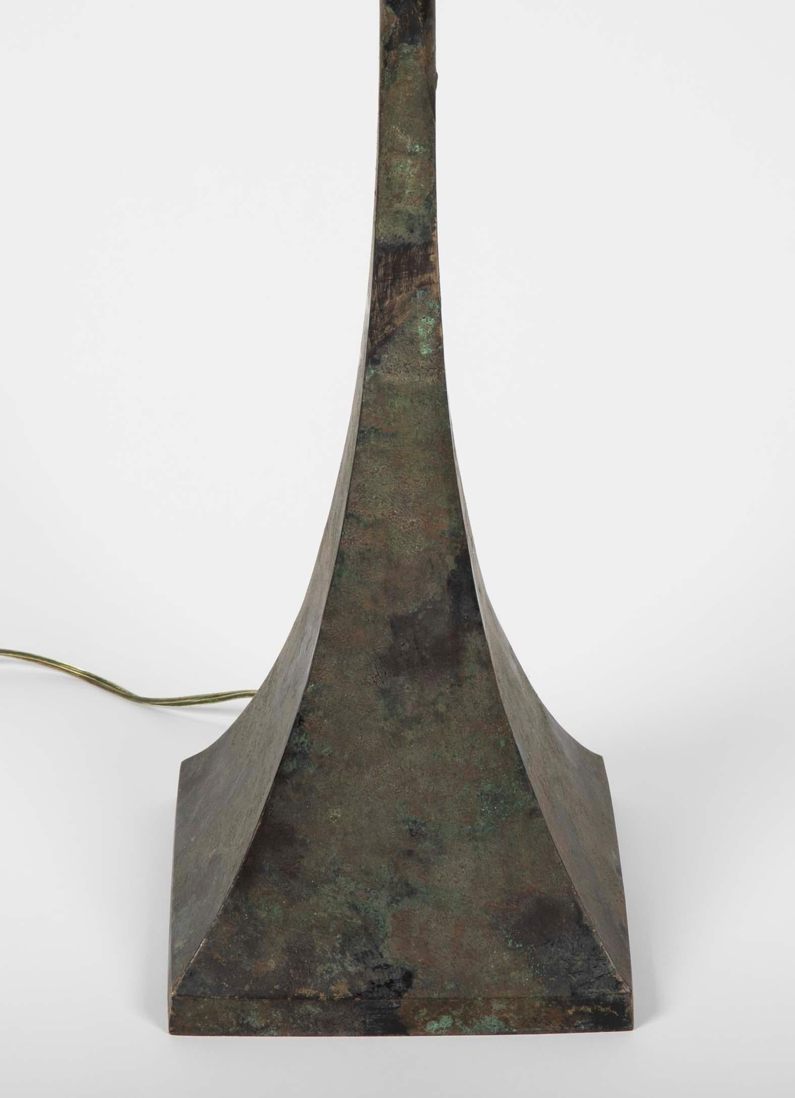 Patinated Bronze for Lamp by Stuart Ross James for Hansen 6