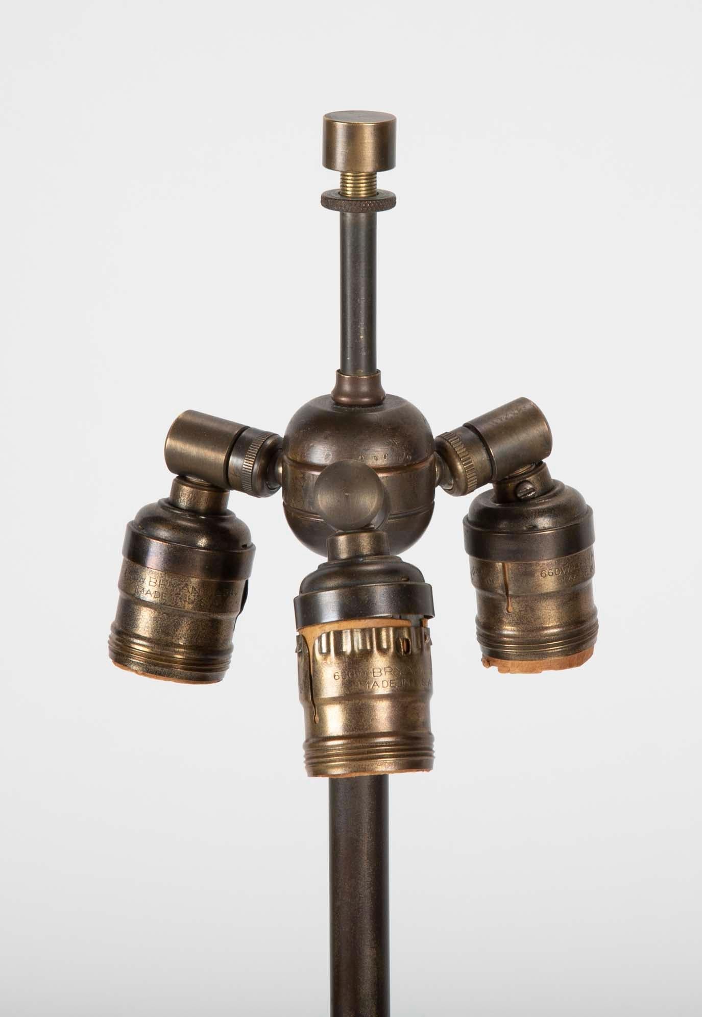 Patinated Bronze for Lamp by Stuart Ross James for Hansen 3