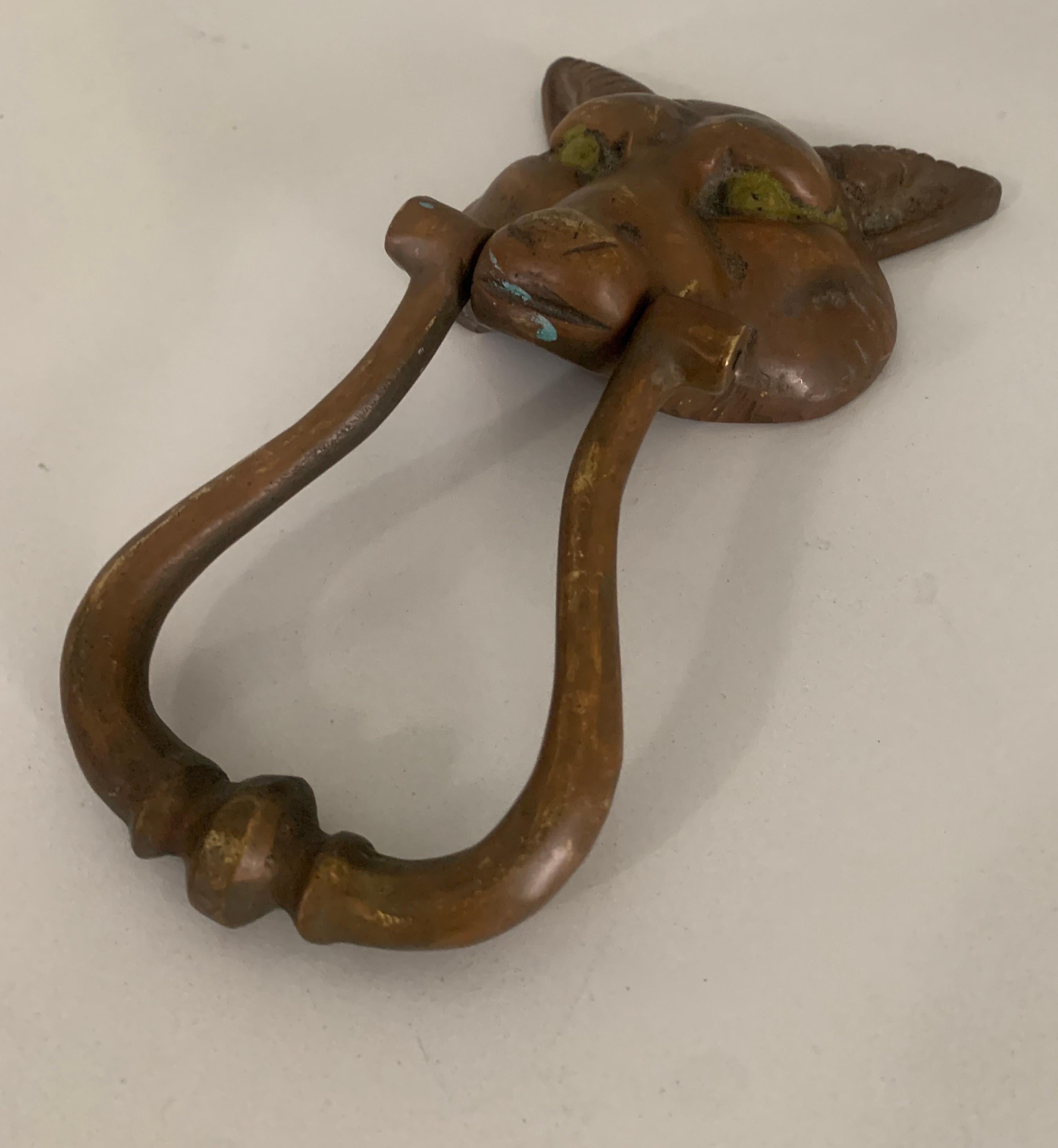 wolf head door knocker