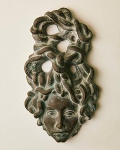 Patinated Bronze Gorgon Head by Andre Arbus &Vadim Androusov