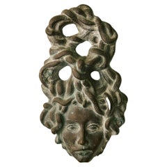 Patinated Bronze Gorgon Head by Andre Arbus &Vadim Androusov