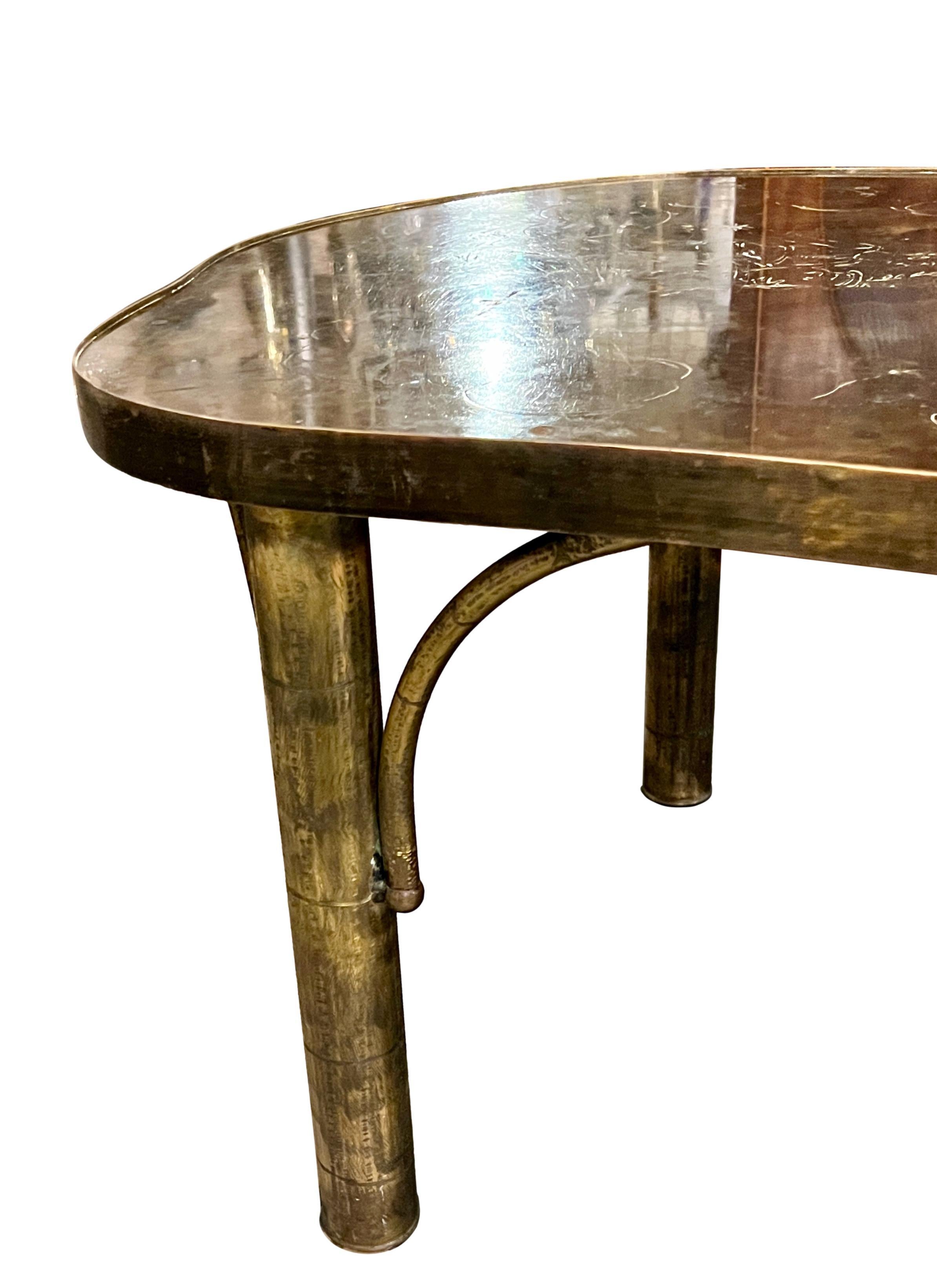 Patinated Bronze La Verne Table In Good Condition In New York, NY