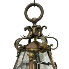Farol Neoclásico de Bronce Patinado