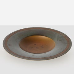 Patinated Bronze Platter by Just Andersen, Denmark, c. 1940