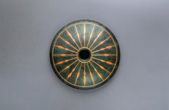 Patinierte Bronze Harz Kupfer Halitrephes Wandplastik von David Tragen