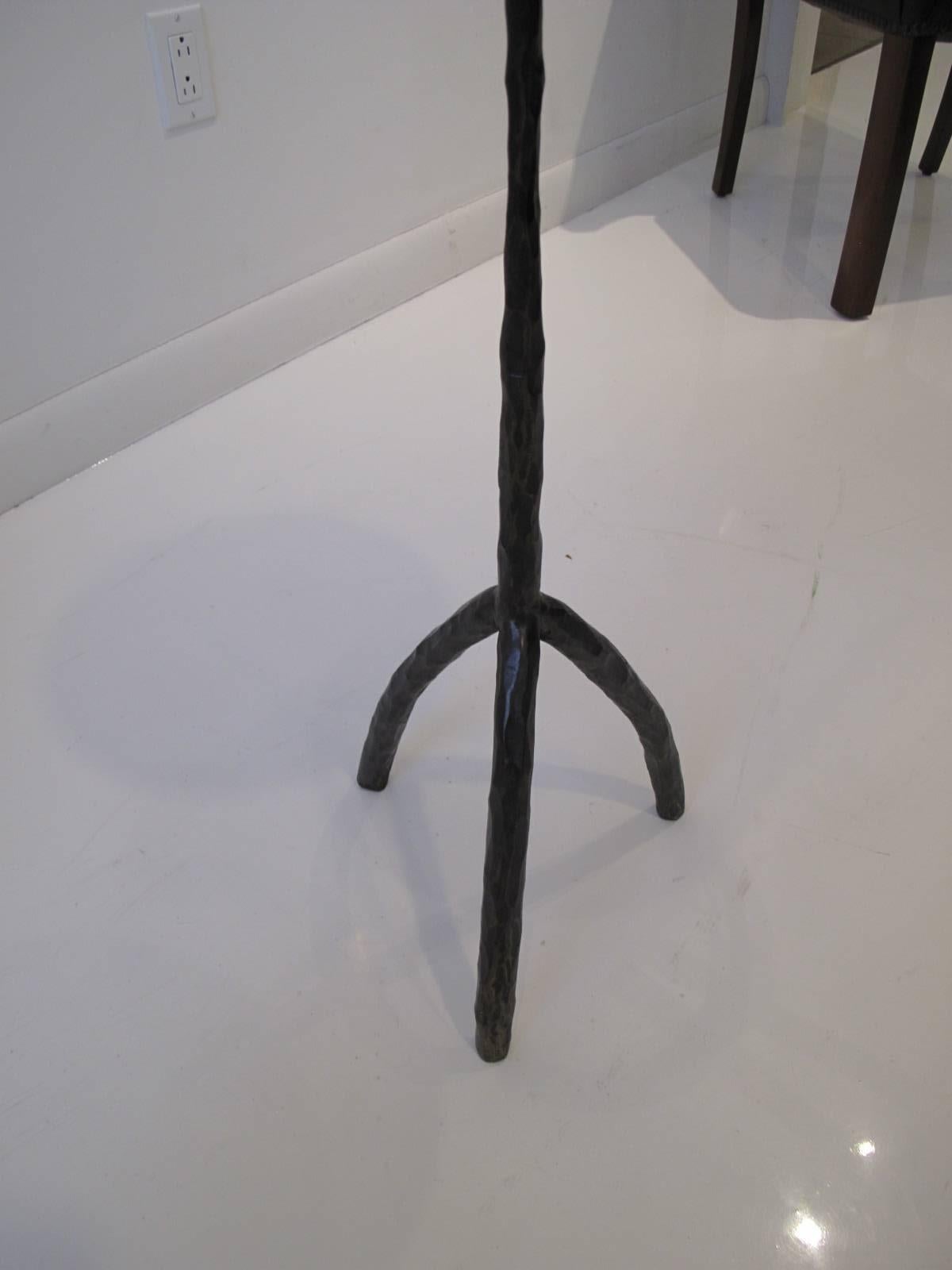 Mid-Century Modern Patinated Bronze Sculptural Cocktail Table in the Liaigre Style