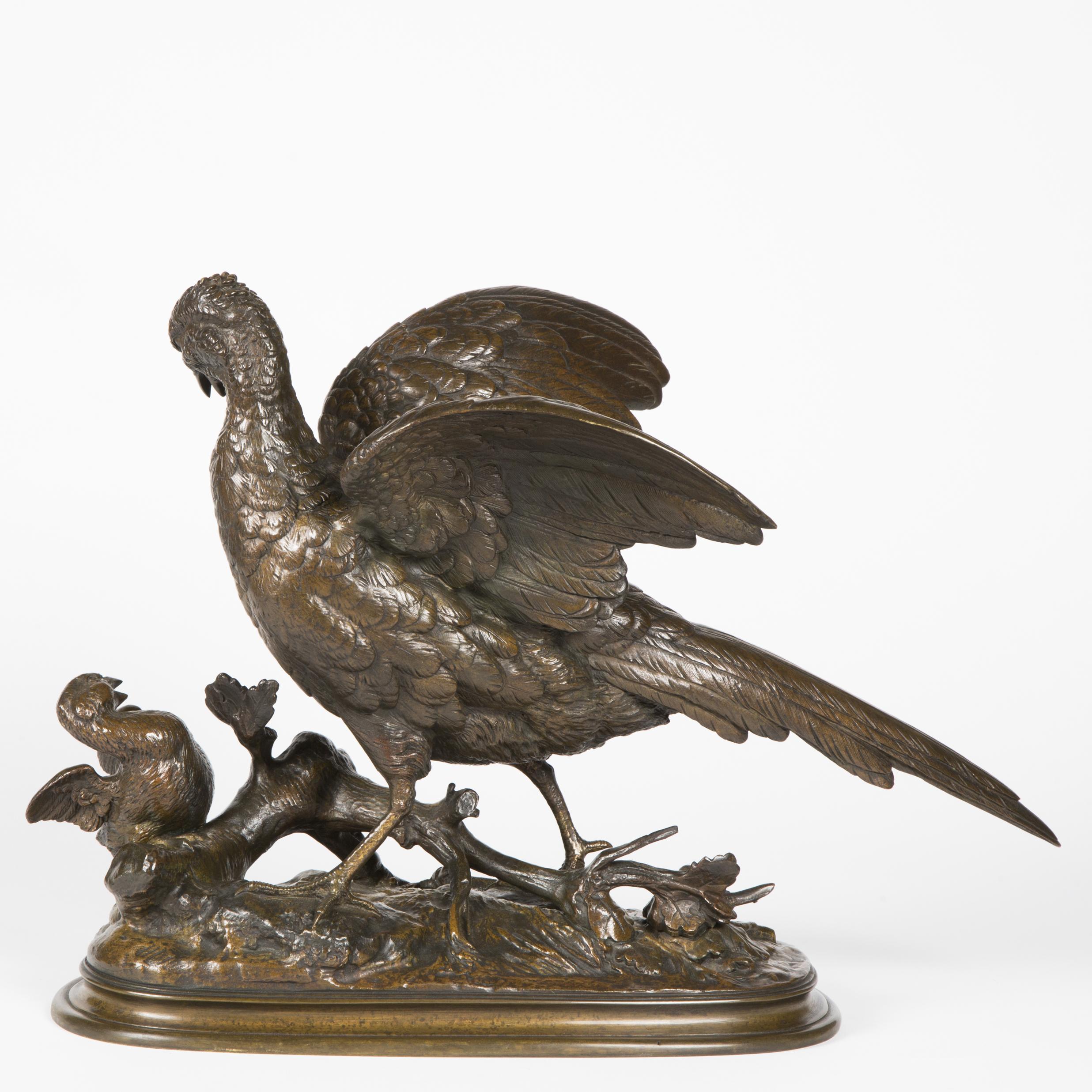 Francese Scultura in bronzo patinato di Edouard Delabrierre, periodo Napoleone III. in vendita