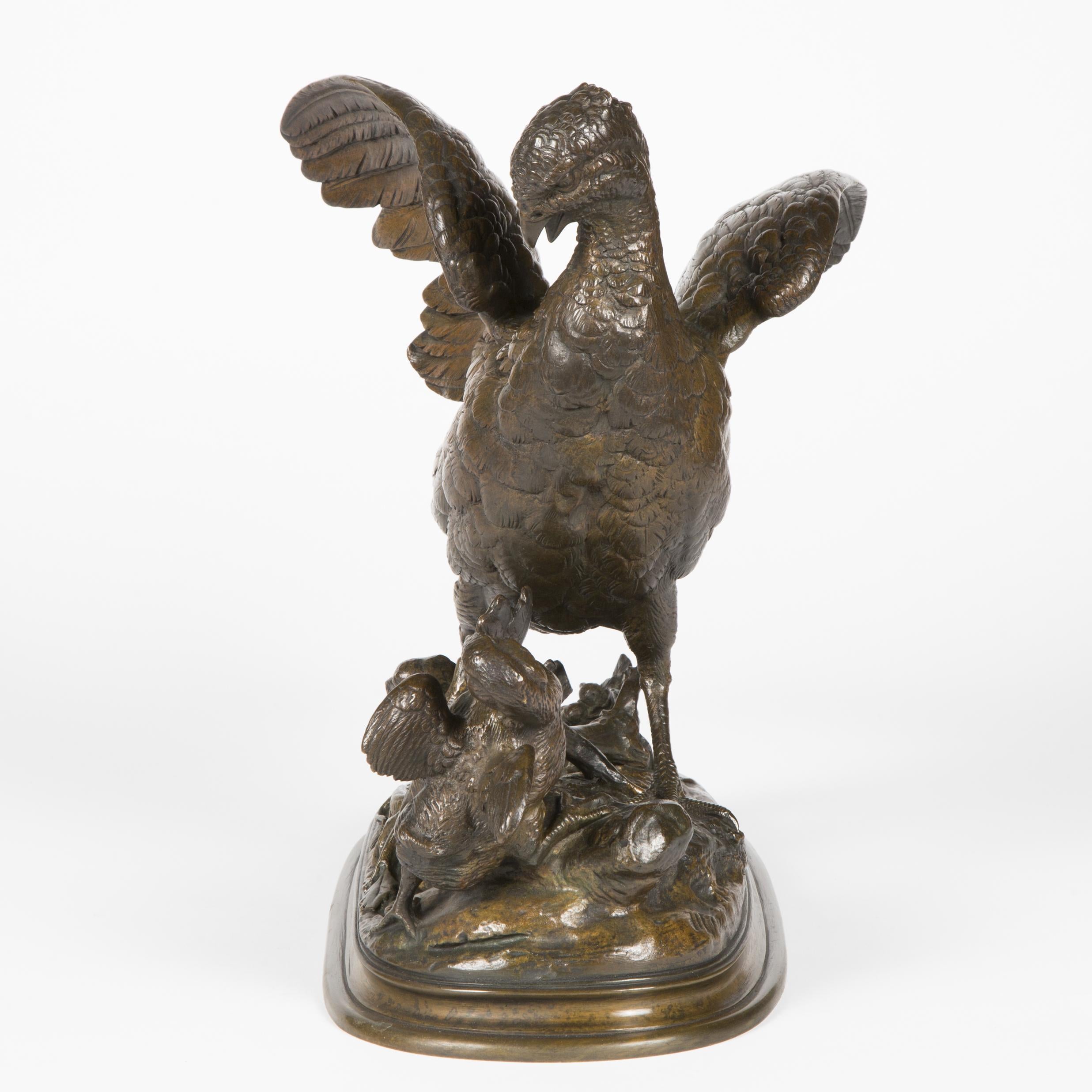 Scultura in bronzo patinato di Edouard Delabrierre, periodo Napoleone III. in vendita 1