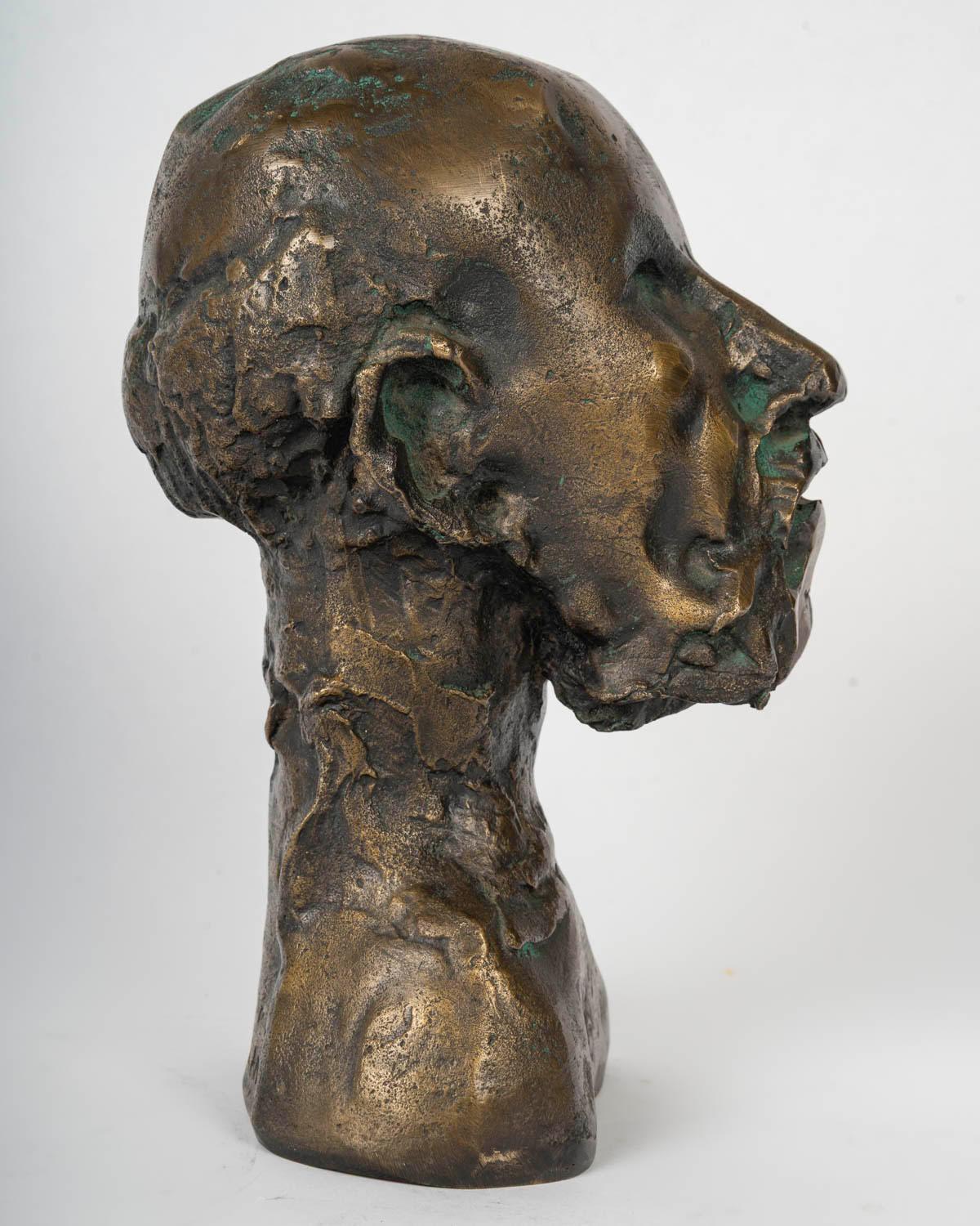 Patinated Bronze Sculpture by Roulland, 20th Century. For Sale 1