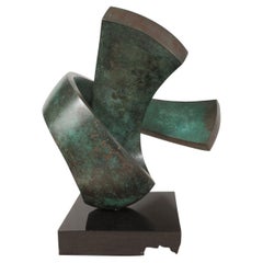 Used Patinated Bronze Sculpture