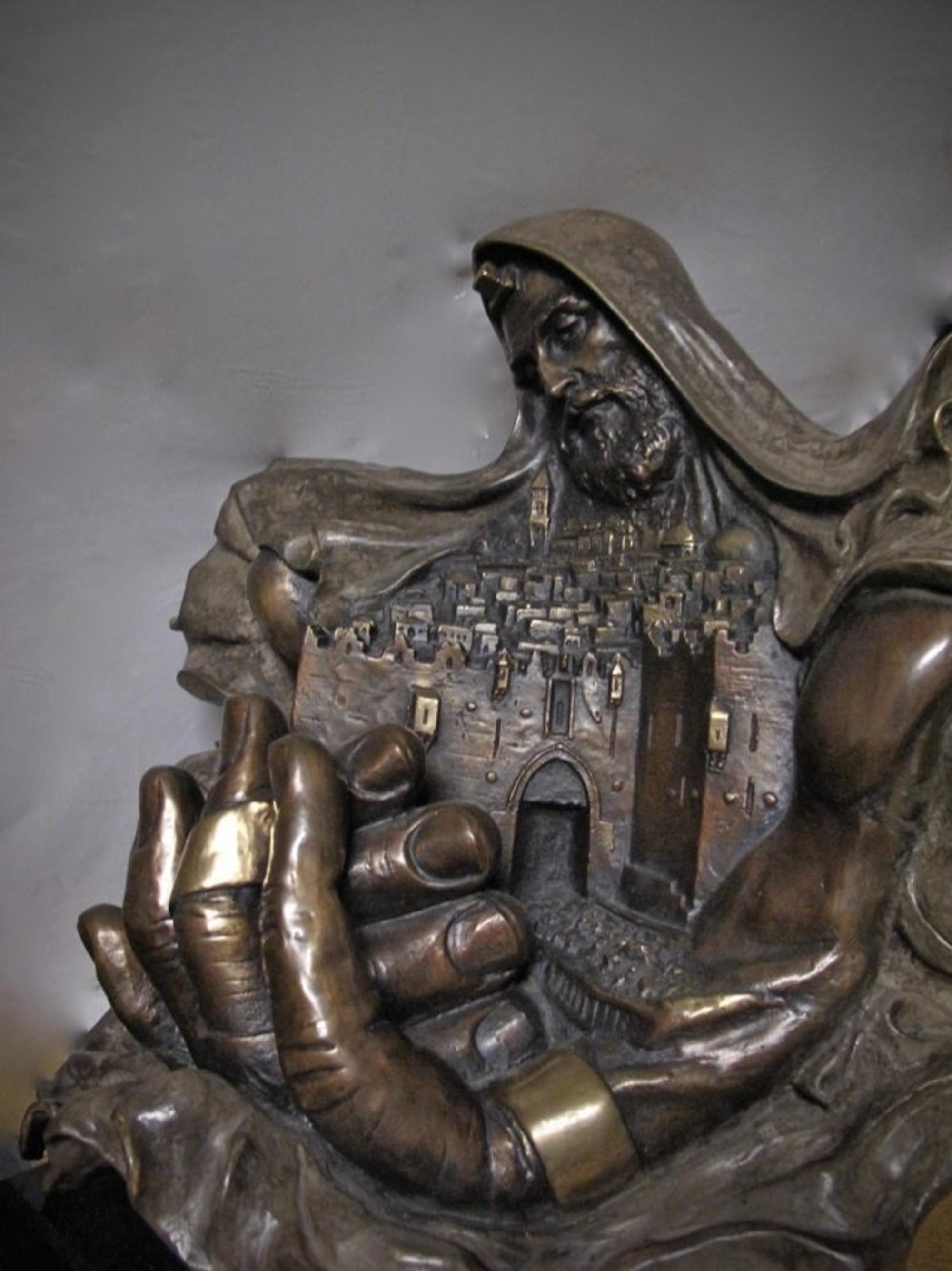Scultura in bronzo patinato 