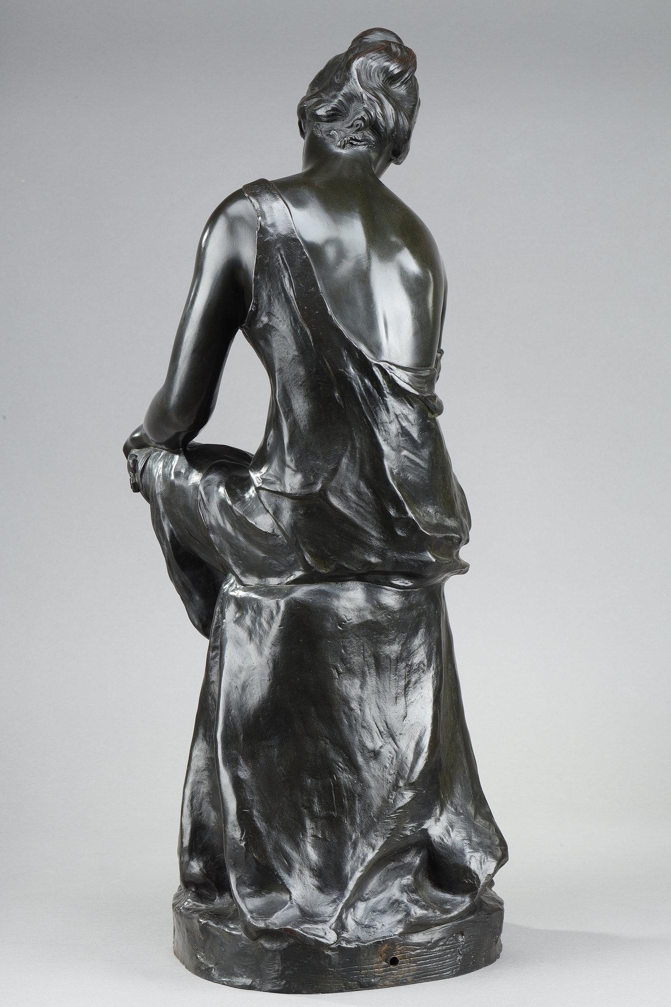 Bronze Patinated bronze sculpture, 