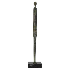 Patinated Bronze Sculpture of a Youth, Italy