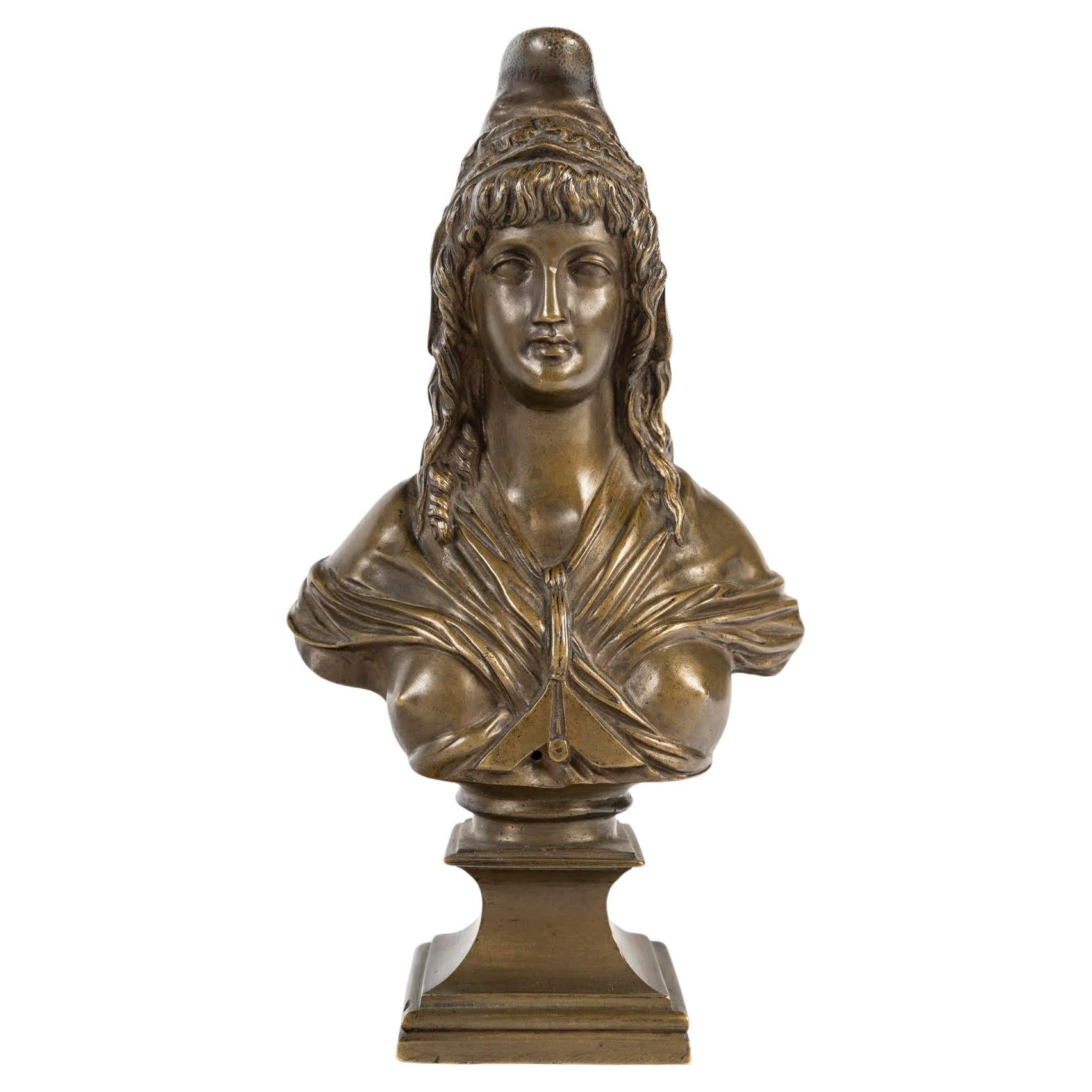 Patinated Bronze Sculpture of Marianne, Early 20th Century. For Sale