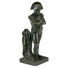 Sculpture de Napoléon en bronze patiné par Guillemin, Emile H.